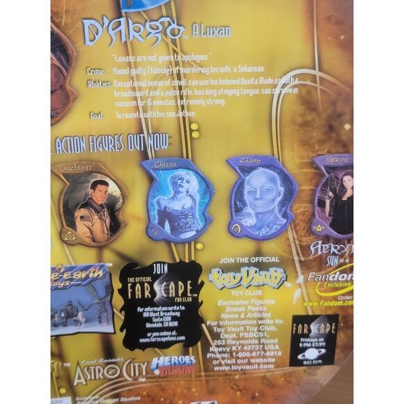 FARSCAPE SERIES 1 (KA D'ARGO LUXAN WARRIOR) #A64 - Picture 4 of 5